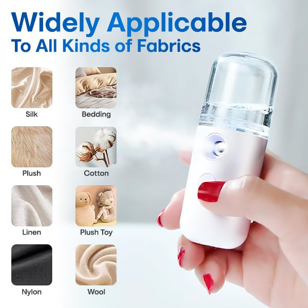 🔥 SUMMER HOT SALE🔥Easy Care Sunshine 15s Heat-Up Mini Travel Steamer(70% OFF)