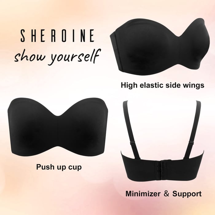 💕 Full Support Non-Slip Multi-Way Strapless Bra💥49% OFF!